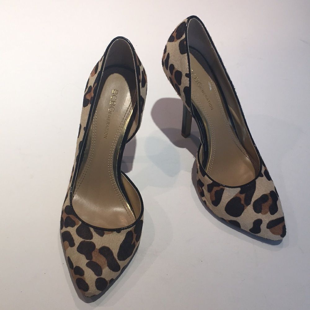 BCBGeneration Animal Print High Heel Shoes - Size 6 - Elegance Redefined